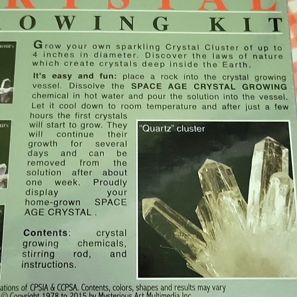 NWT Crystal Growing Kit - Picture 2 of 4